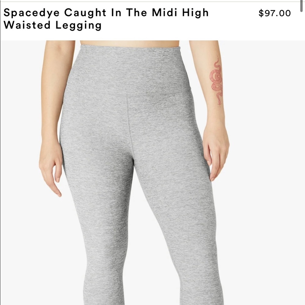 Beyond yoga midi space dye leggings! Used once!